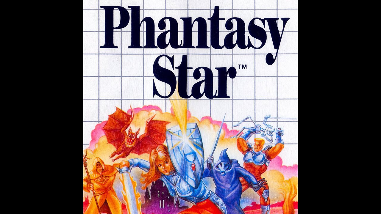 Phantasy Star (Sega Master System) Title, Opening & New Game Start Presentation