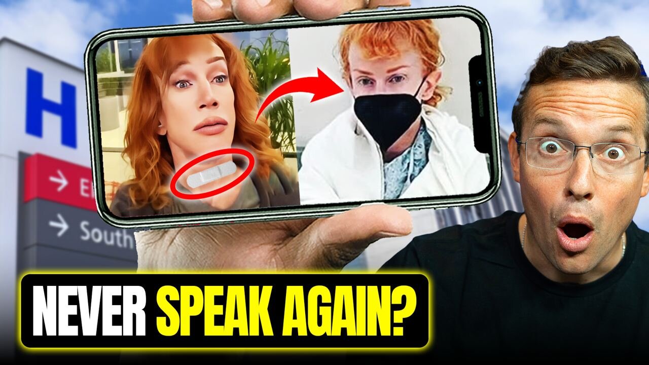 Kathy Griffin Appears With Bandage Across Neck: 'May Never SPEAK Again?' Cancels Shows, SHOCK