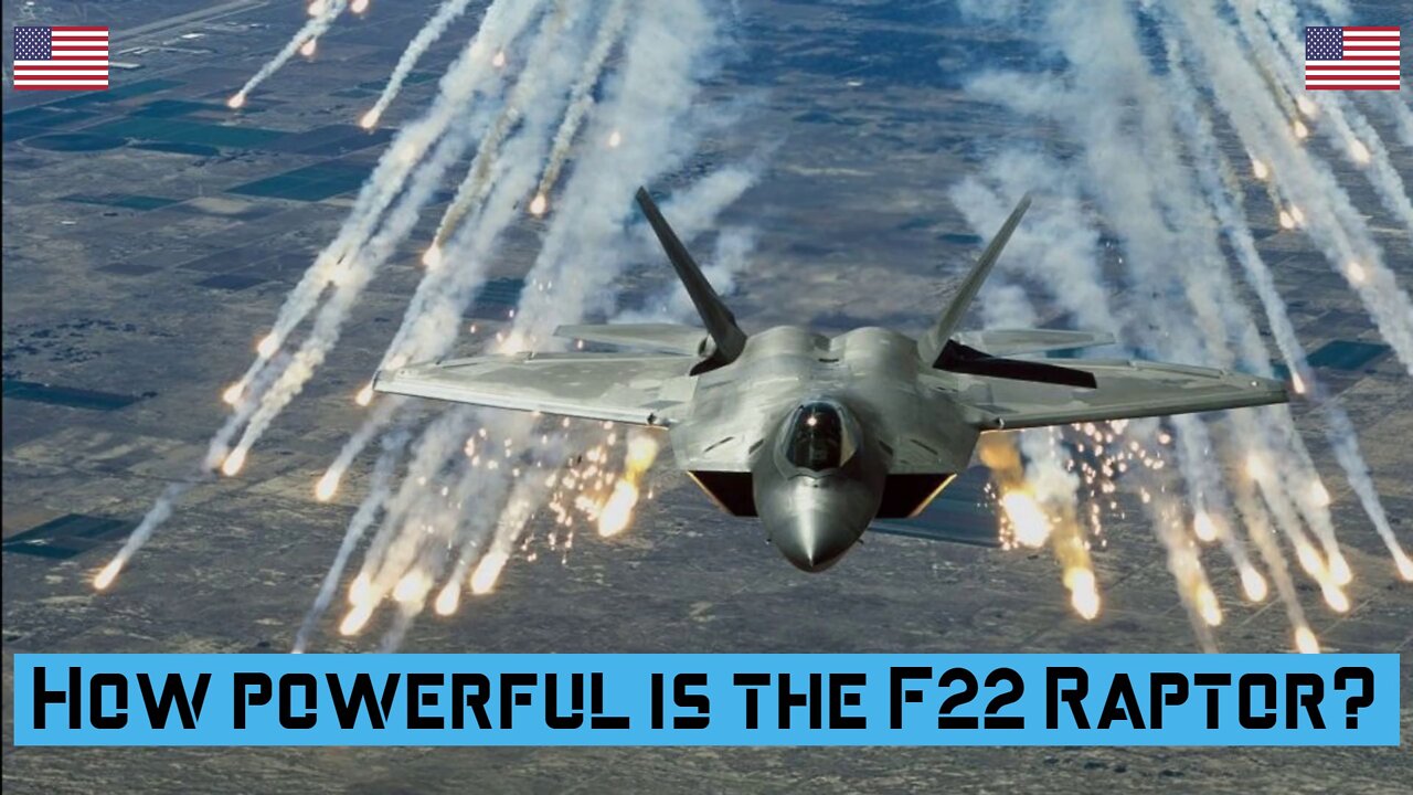 How powerful is the F22 raptor? #Missile #military #army #navy #airforce #USA #F22 #Raptor #AirPower