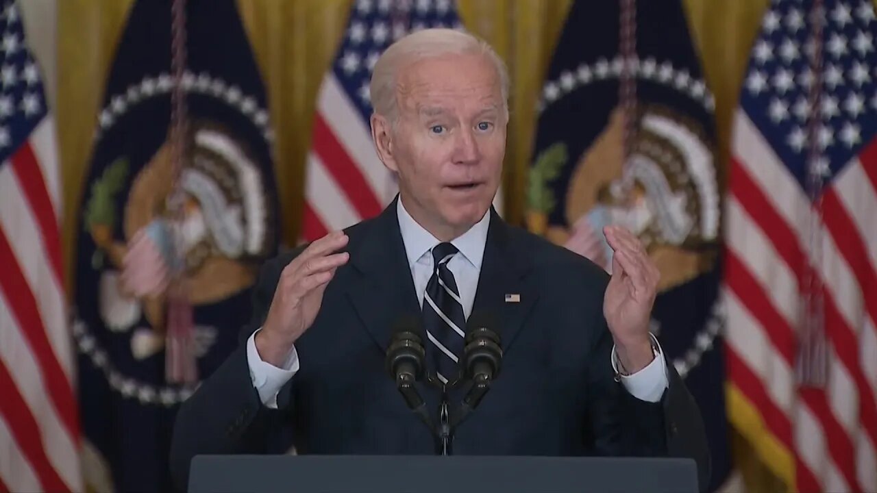 Biden describes America under his watch.