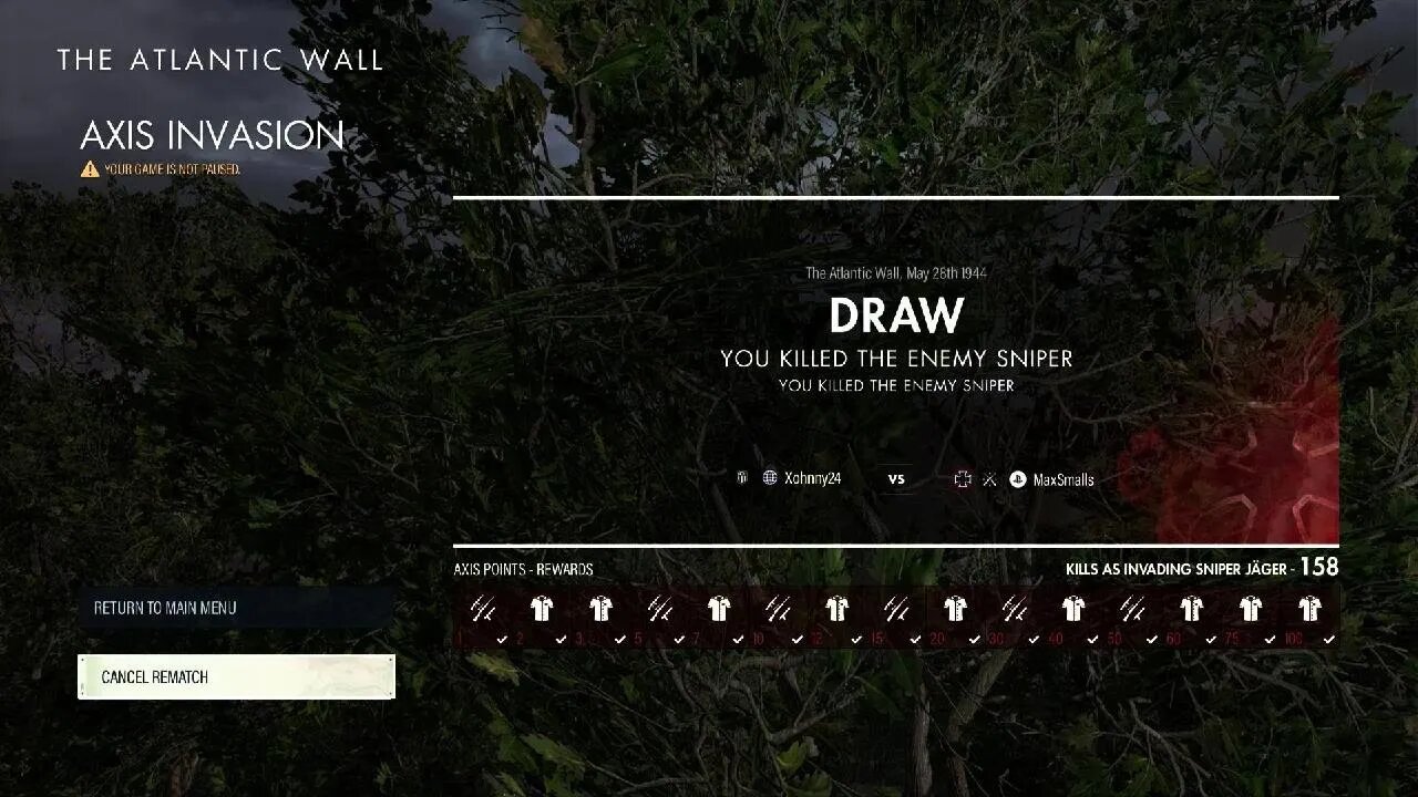 Sniper Elite 5 Invasion - Alright, we'll call it a draw...