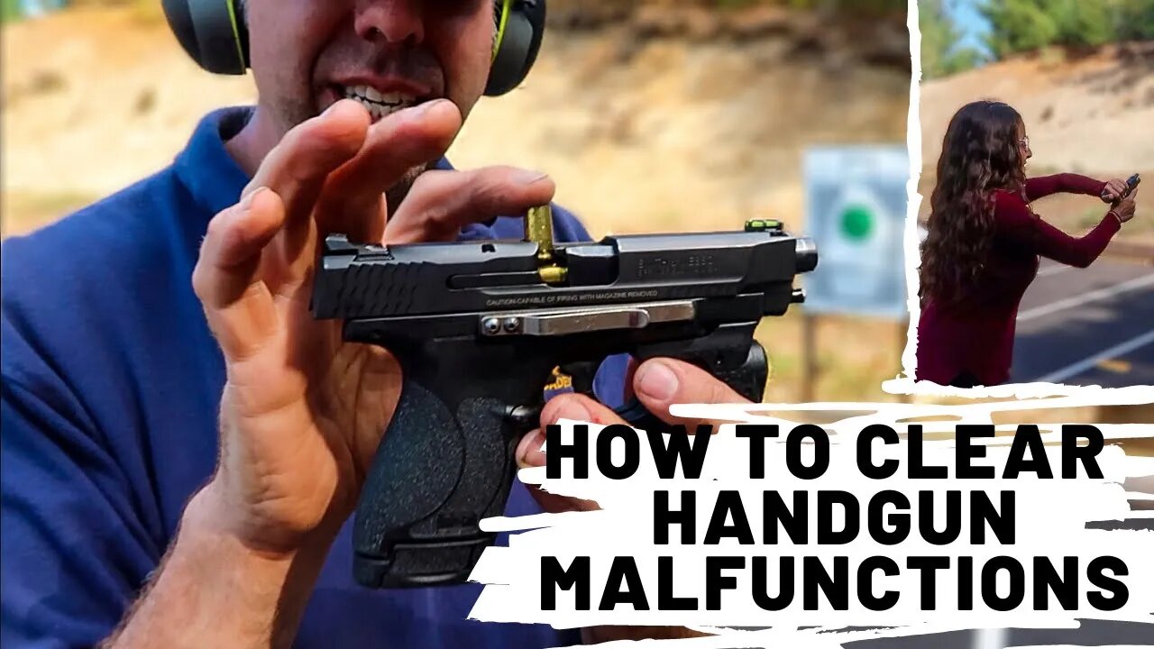 CLEARING HANDGUN MALFUNCTIONS | Clear common malfunctions (stovepipes, failure to extract and more!)