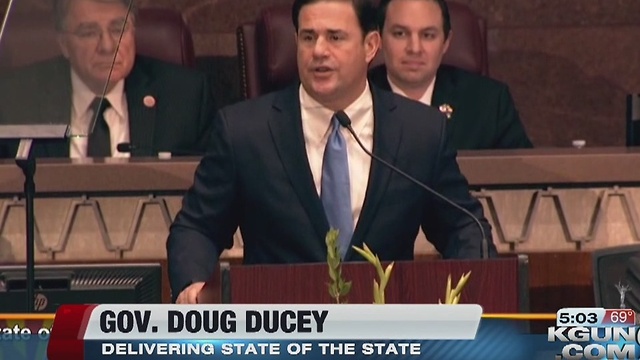 Gov. Ducey outlines goals in yearly state of the state speech