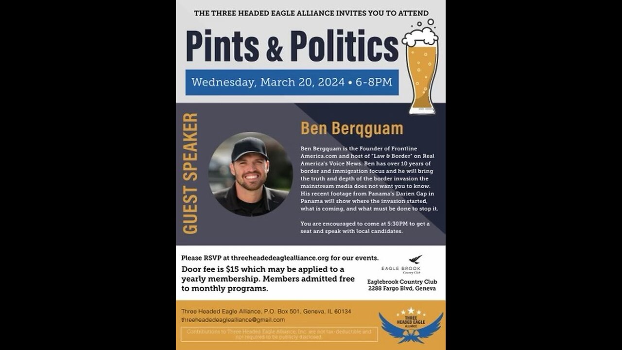 PINTS AND POLITICS WITH BEN BERGQUAM