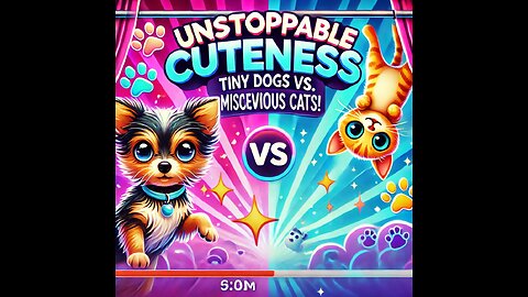 Unstoppable Cuteness: Tiny Dogs vs. Mischievous Cats!