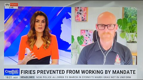 Peta Credlin Fire Rescue Victoria Covid mandates with Josh Hawkes AFA