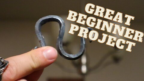 Forging an S hook