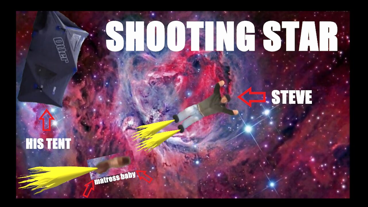 Shooting Star: Camping With Steve In Space + Air Mattress Space Launch