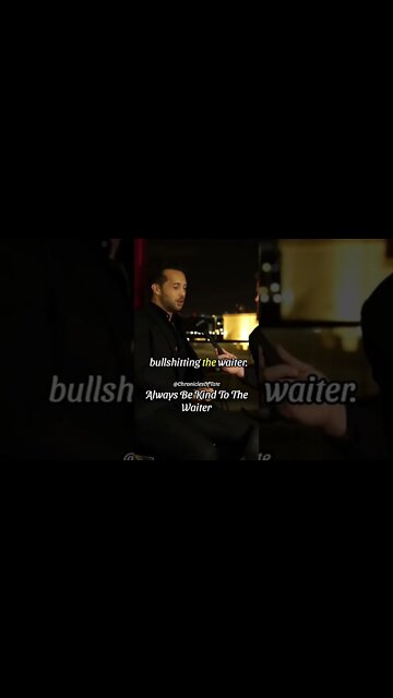 Why You Should Always Be Kind To The Waiter #Shorts