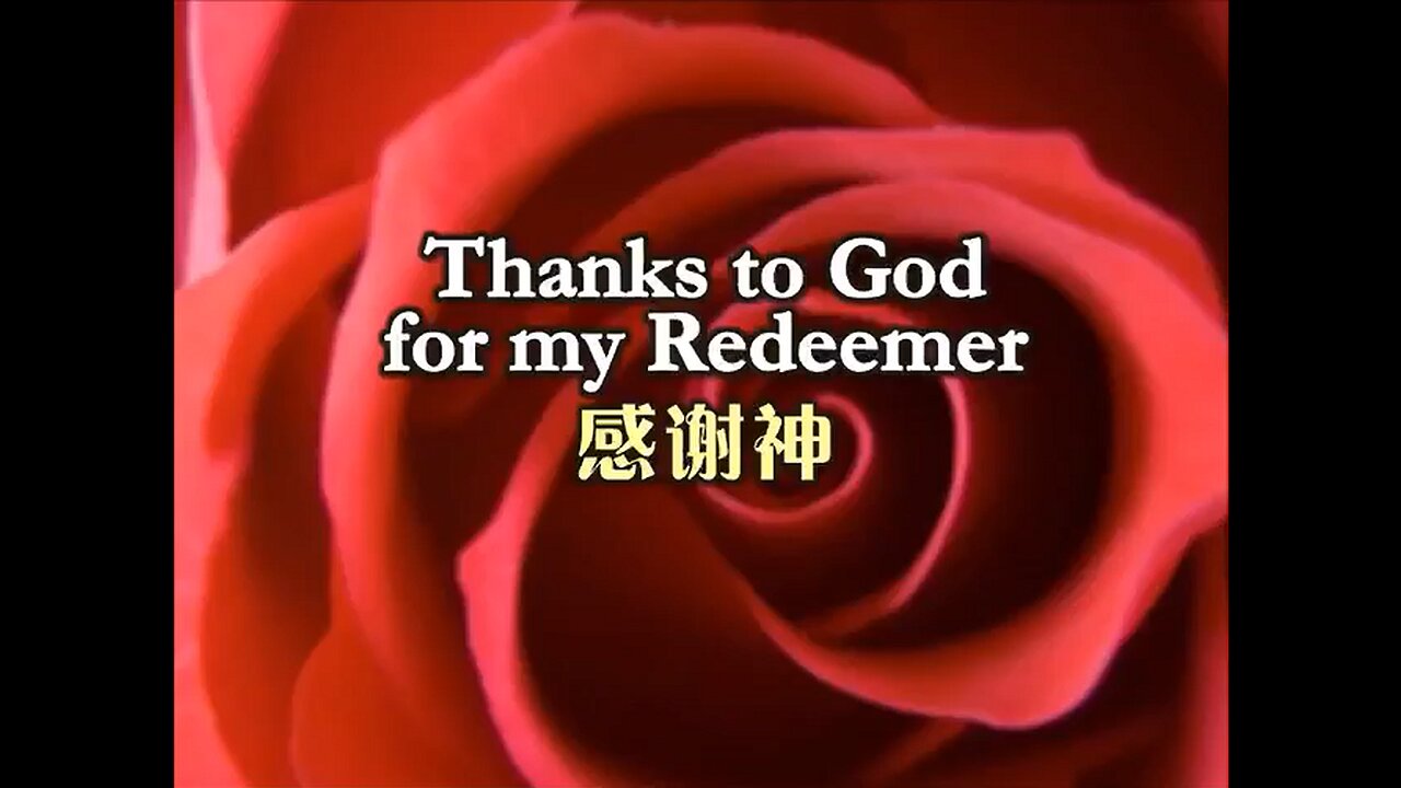 美好的歌曲~ 感謝神的恩典與救贖 Thanks to God for my redeemer