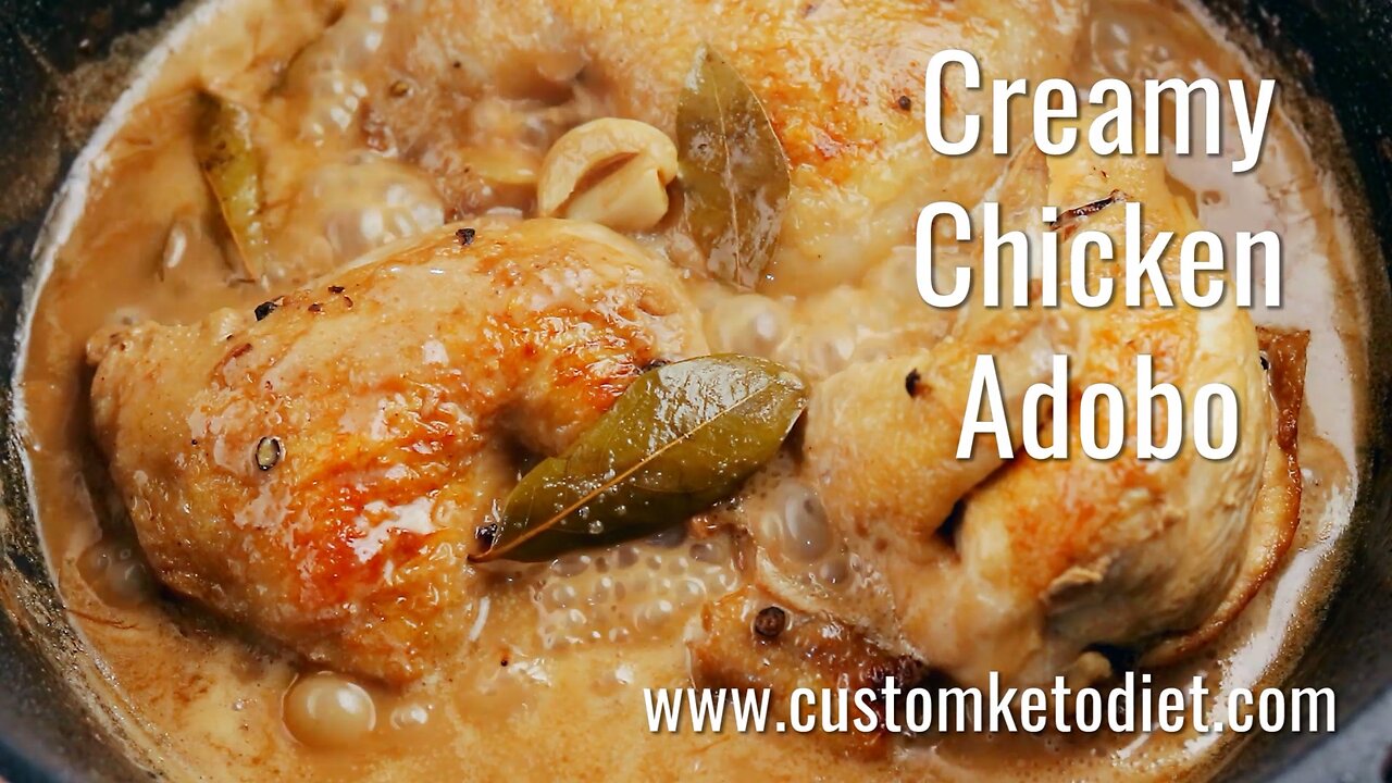 Keto Creamy Chicken Adobo