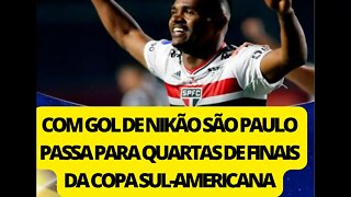 COM GOL DE NIKÃO SÃO PAULO PASSA PELO CEARÁ E VAI AS QUARTAS DE FINAIS DA COPA SUL-AMERICANA, VEJA