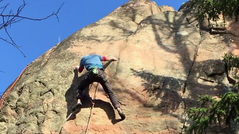 Långbeta: Green hornet, 7c+ @ Dyviksudd