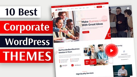 10 Best WordPress Themes for Corporate Website | Perfect for Small and Large Business