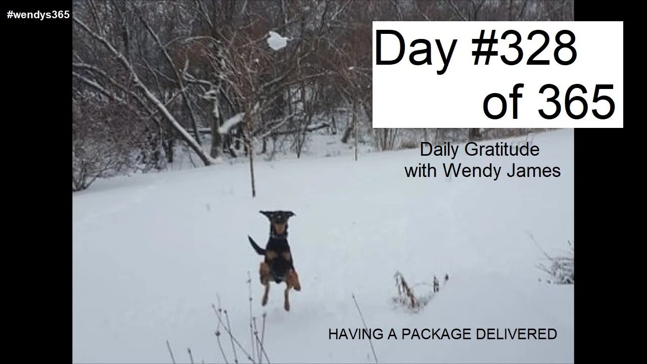 Grateful For Having A Package Delivered