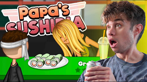 Giving My Customers Salmonella | Jack Plays Papa's Sushiria