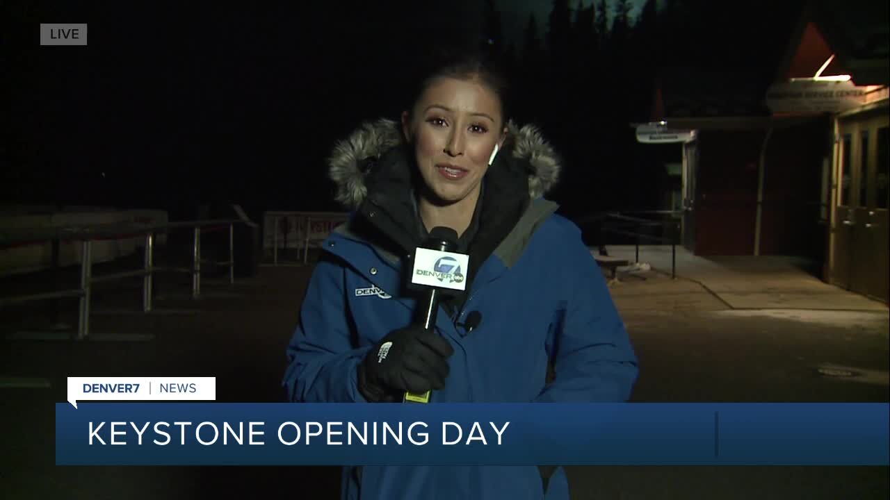 Opening Day at Keystone Resort after Thursday's snow