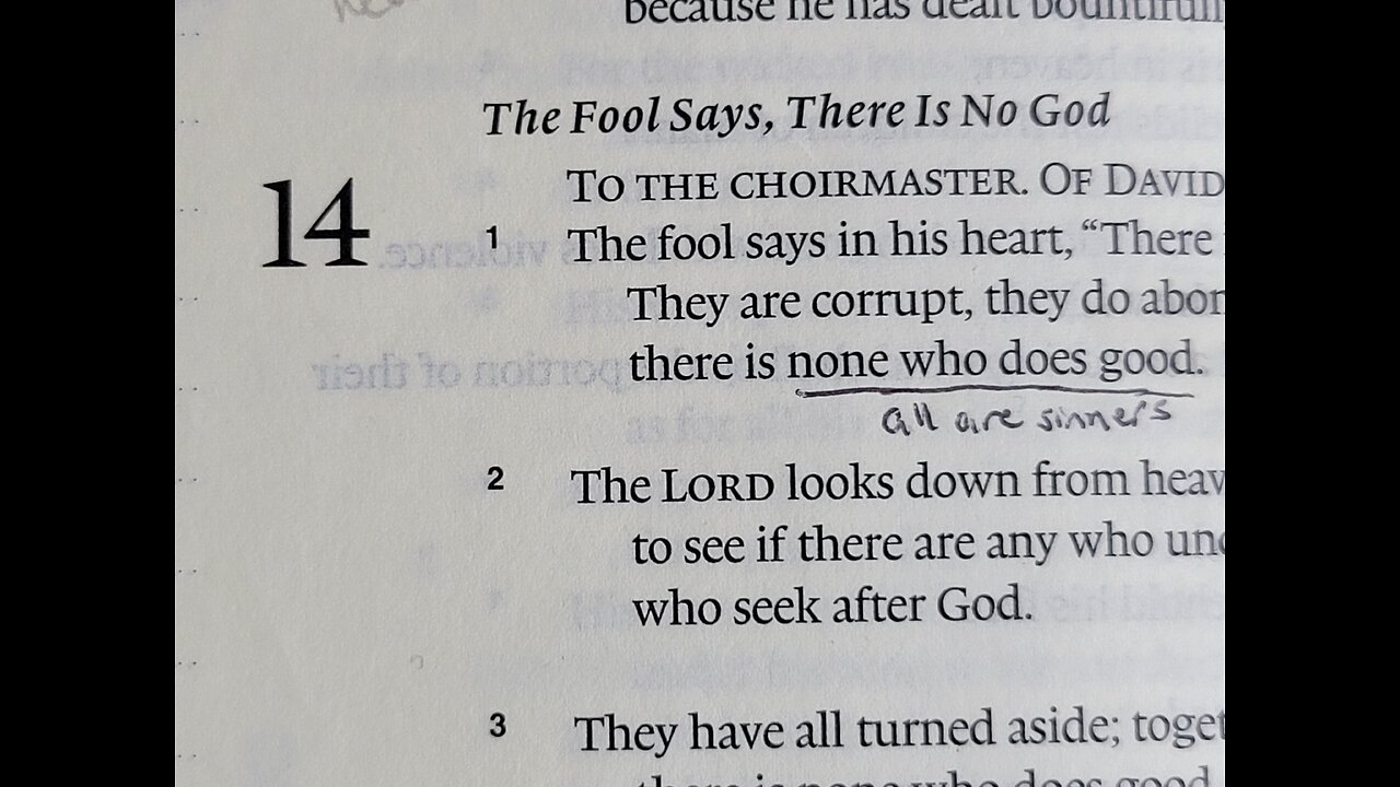 Psalm 14 - ESV Audio