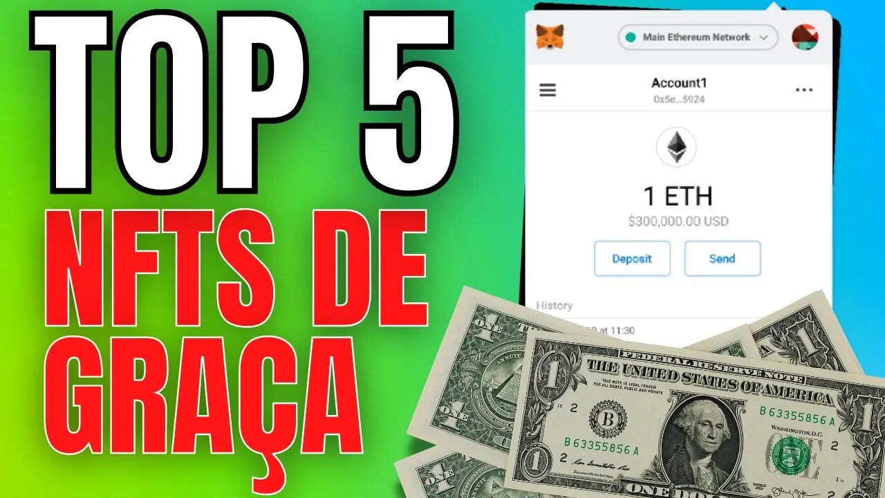 [VAZOU] TOP 5 NFTS de GRAÇA para você resgatar AGORA.