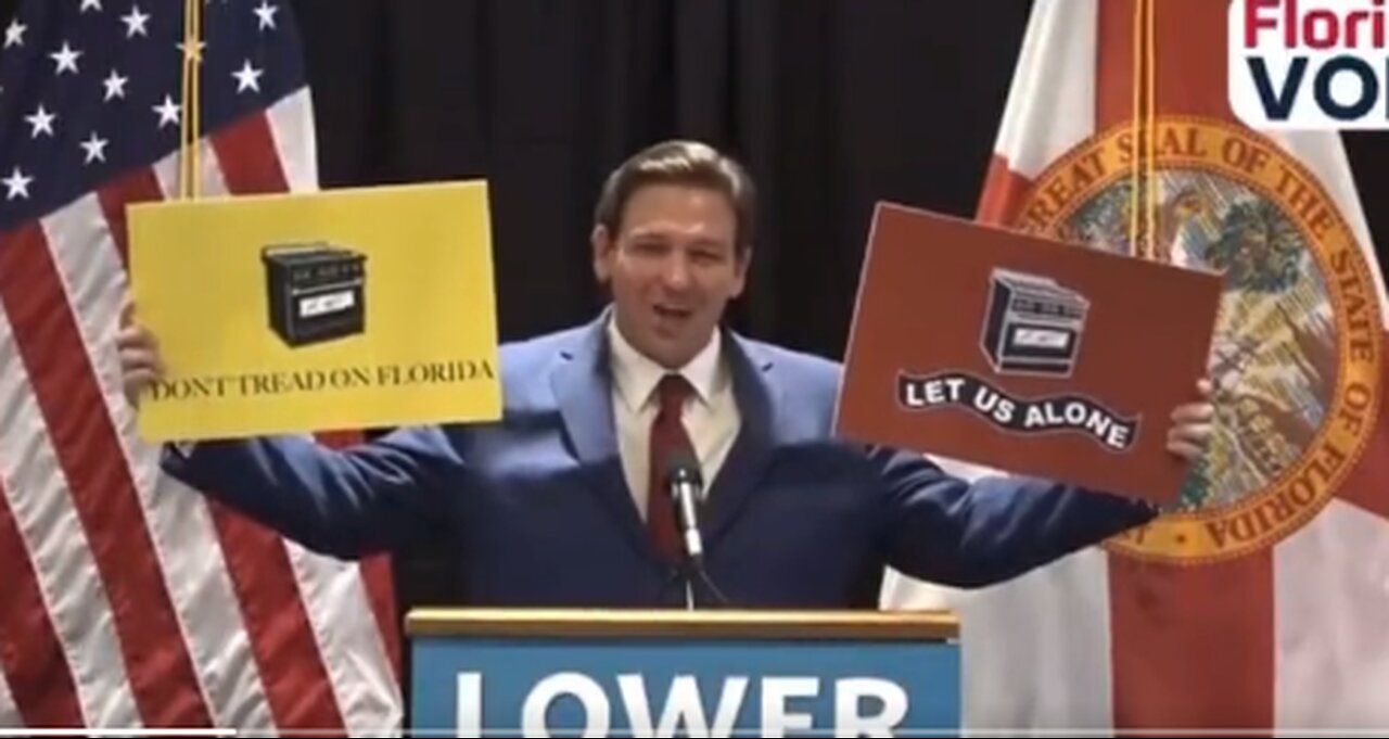 Gov. DeSantis: You’re Not Taking Our Gas Stoves Away From Us!