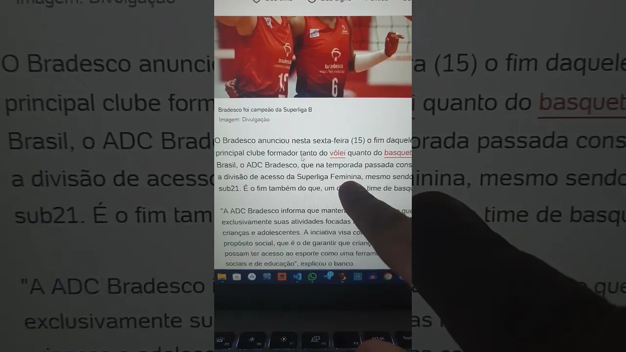 Bradesco fecha as portas do maior filmador do vôlei e do basquete feminino no Brasil... grande perda