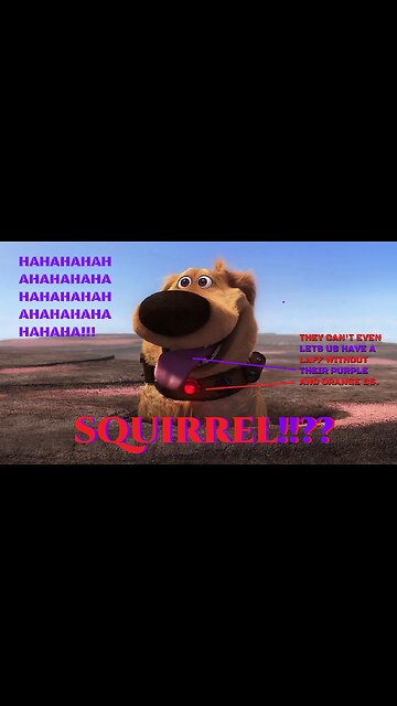 FALSE FLAG SQUIRREL!! THIS LITTLE FELLER IS PRACTICING FOR THE INVASION!!!