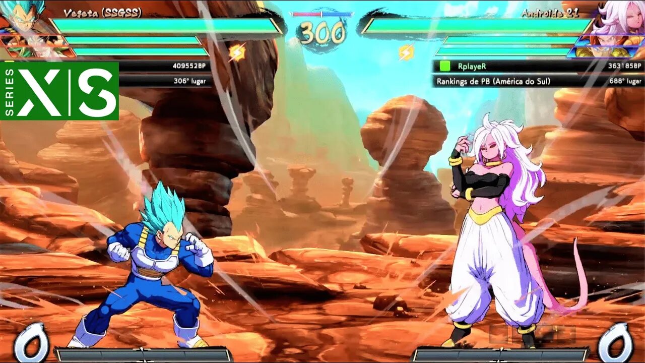 DBFZ Online matches🔥 Blue Vegeta vs Android 21 | Dragon Ball FighterZ