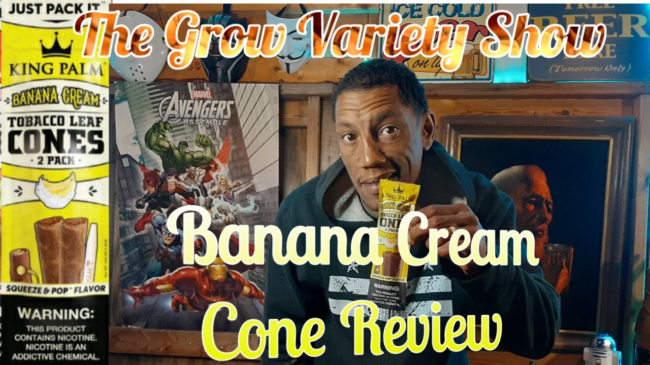 King Palm Banana Cream Tobacco cone Review