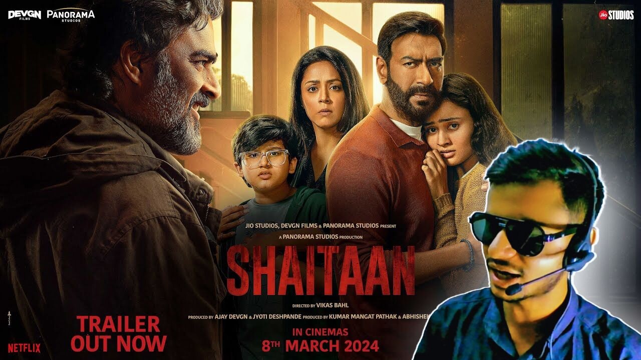 Shaitaan | Official Trailer | Ajay Devgan, R Madhavan | Netflix India | Reaction | Shaikh Raqib