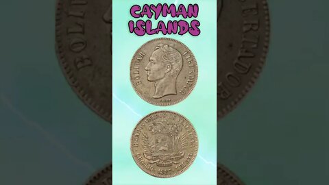 Cayman Islands 25 Cents 2013.#shorts #education #coinnotesz