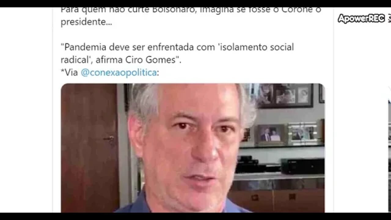 Ciro Gomes ameaça de cadeia Família Bolsonaro