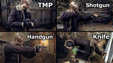 Resident Evil 4 Remake - *Weapons Showcase* | Game Play Zone