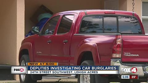Lehigh Car Break Ins