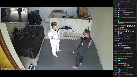 OSS: 1ª AULA DE JIU-JITSU do LINDINHO