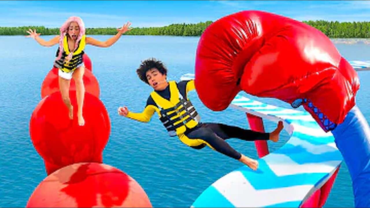 TOTAL WIPEOUT CHALLENGE vs FRIENDS!