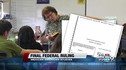 Final judgement on TUSD's MAS program. What's next?