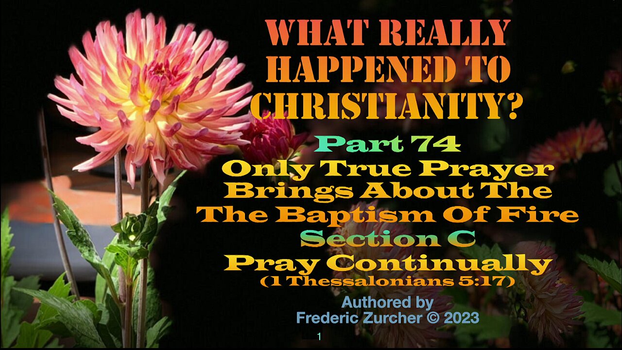 Fred Zurcher on What Really Happened to Christianity pt74