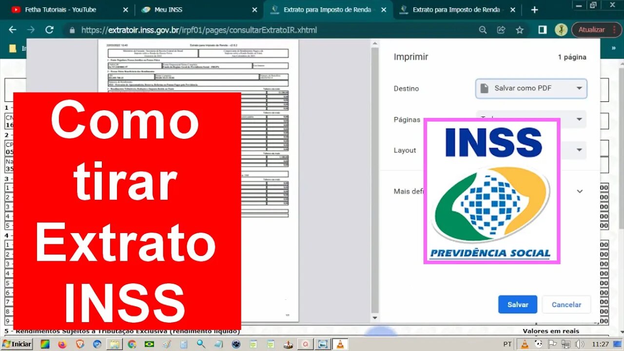 Como Tirar Extrato Online do INSS para Imposto de Renda. Simples, Rápido e Fácil