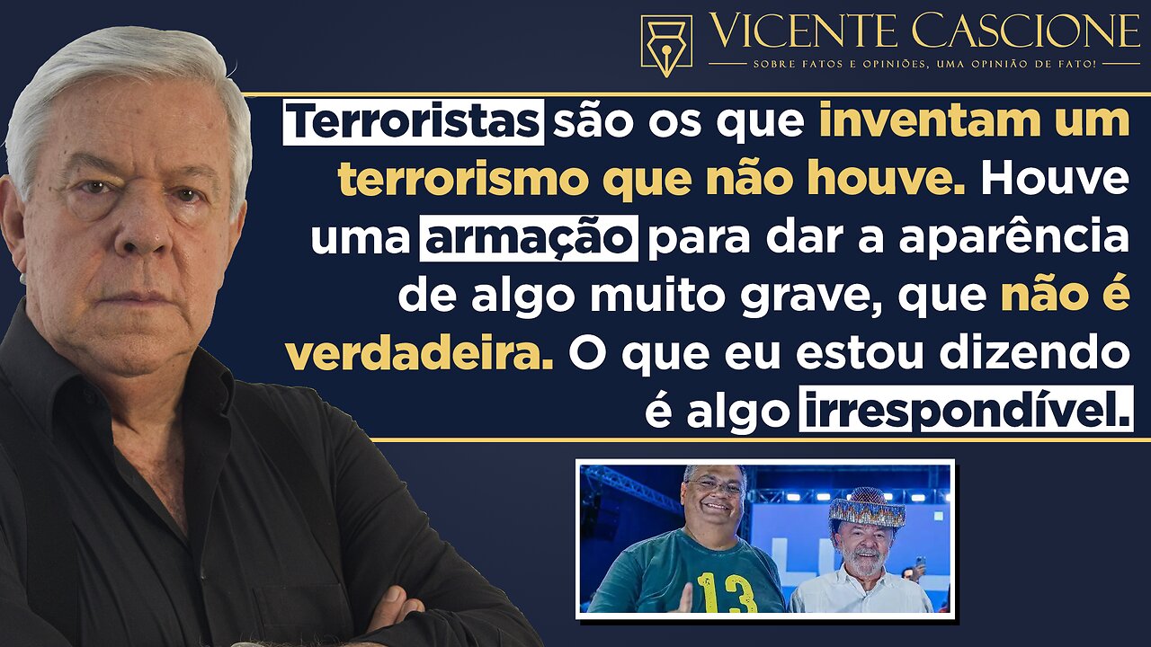 COM IMAGENS, JURISTA EXPÕE FARSA DO GOVERNO LULA SOBRE 8 DE JANEIRO: "É UMA MENTIRA, COISA ARMADA"