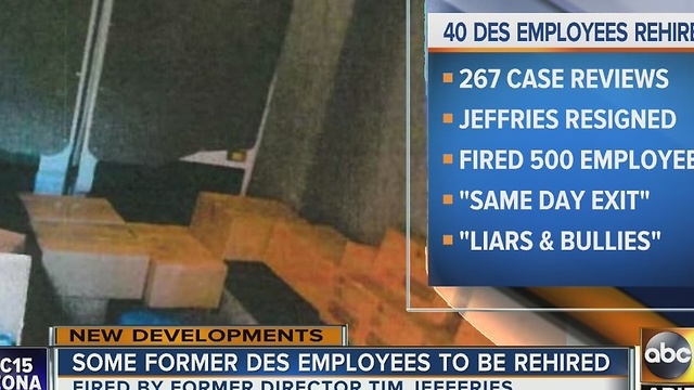 Employees with Department of Economic Security getting jobs back