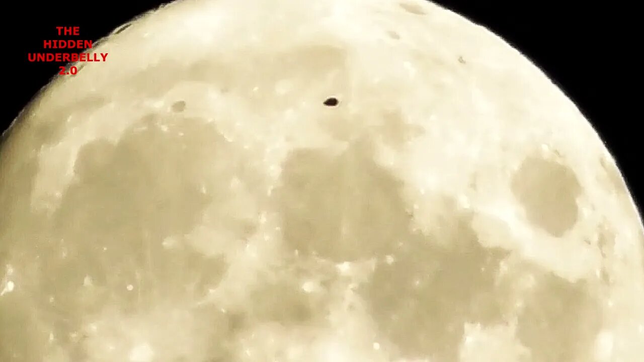 Black UFO Spotted Passing In Front Of The Moon & Two Pill Shaped Objects Sighted Over Maryland