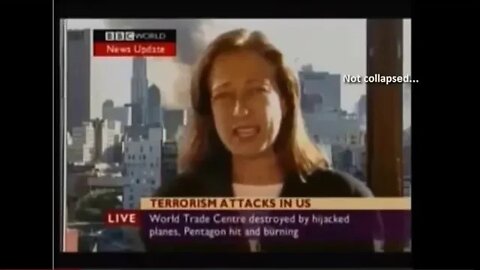 On 9/11, the Jesuit controlled BBC reports Building 7 has collapsed while it is still standing