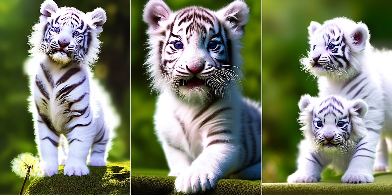 ADORABLE WHITE TIGER CUBS | You're Welcome! (4K)