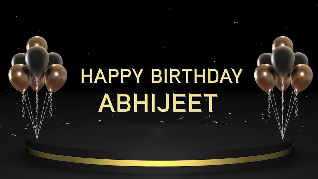 Wish you a very Happy Birthday Abhijeet