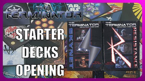 Unboxing Terminator CCG Theme Decks : OOP Ep012