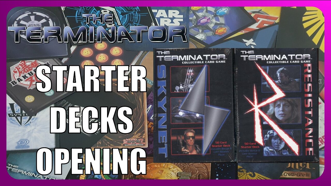 Unboxing Terminator CCG Theme Decks : OOP Ep012