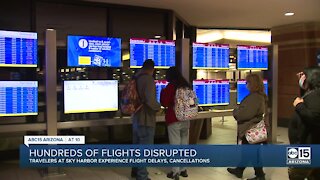 Hundreds of flights disrupted