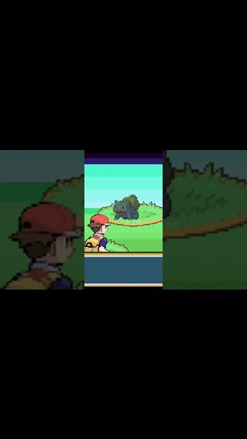 Pokémon FireRed - Encountering Wild Bulbasaur