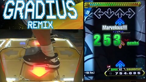 GRADIUS REMIX（↑↑↓↓←→←→BA Ver.) - EXPERT (12) - AAA#097 (SDG) on Dance Dance Revolution A3 (AC, US)