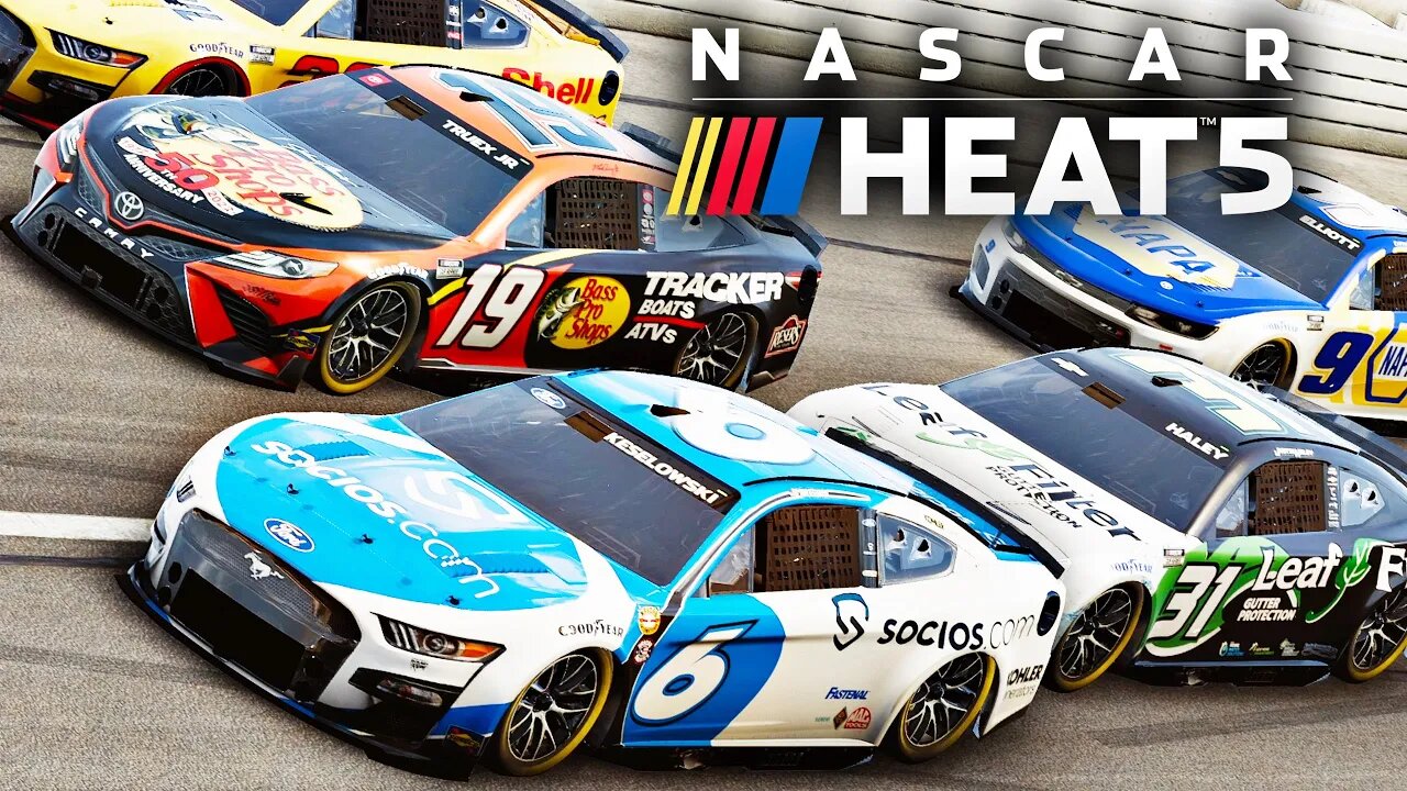 🔴 SIMULATING THE GEICO 500 AT TALLADEGA // NASCAR Heat 5 | Next Gen Mod LIVE